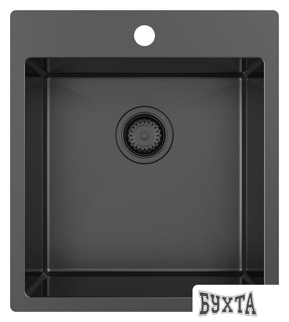 Кухонная мойка ZorG ZRN 5045 Premium + cмеситель Mars Premium PVD Gunblack