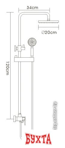 Душевая система  FRAP F2431