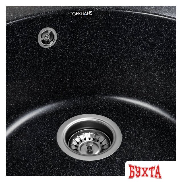Кухонная мойка Gerhans A04 (черный)