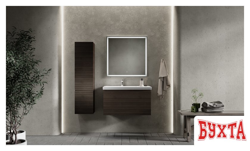 Мебель для ванных комнат Raval Тумба под умывальник Meier 100 Mer.01.100/P/K/RL