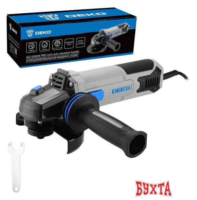 Угловая шлифмашина Deko AG1500DK PRO 083-1026