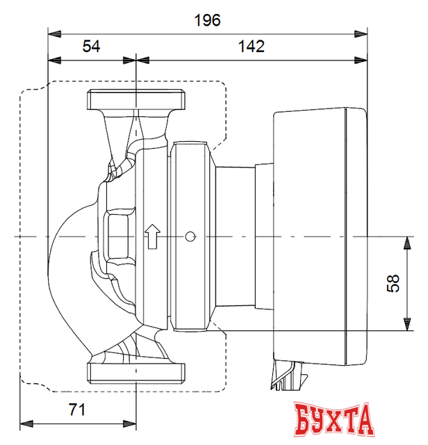 Циркуляционный насос Grundfos Magna1 32-100