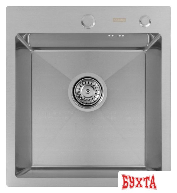 Кухонная мойка ARFEKA ECO AR 450*500 SATIN DECOR MILLET GRAINS