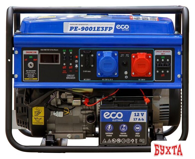 Бензиновый генератор ECO PE-9001E3FP