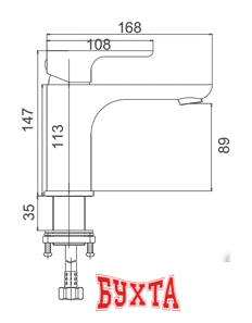 Смеситель Gerhans K11015W