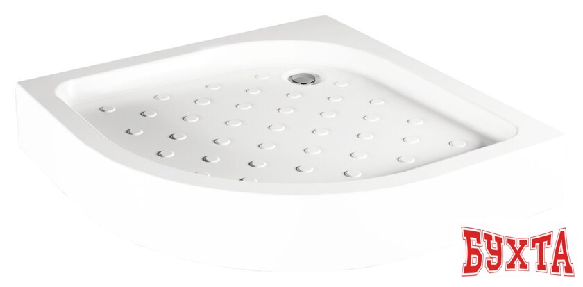 Душевой поддон Метакам Classic N 80x80 АПS_011736 (закругленный)