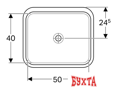 Умывальник Geberit VariForm 500.766.01.2