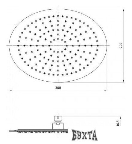 Верхний душ Lemark LM9484S