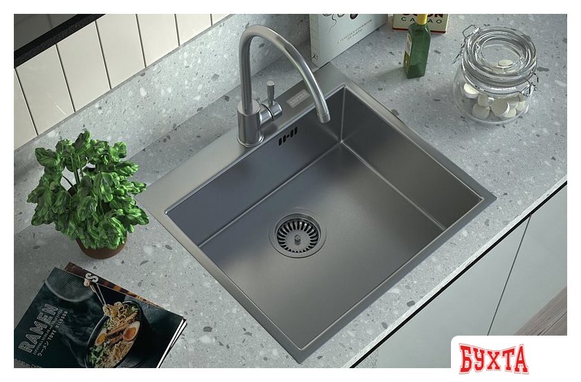 Кухонная мойка ARFEKA AF 550*505 Satin