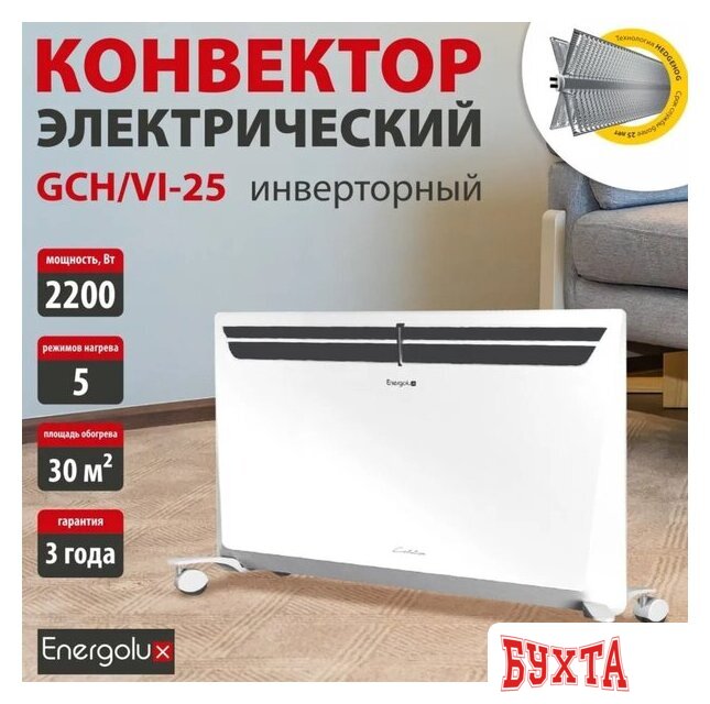 Конвектор Energolux GCH/VI-25
