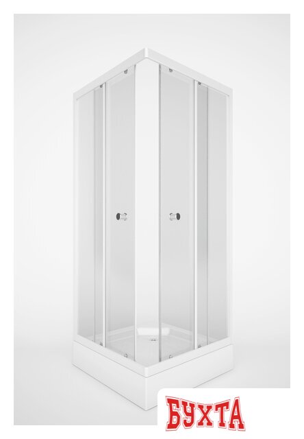 Душевой уголок Метакам Universal 80x80 KKS_011748 (прозрачное стекло)