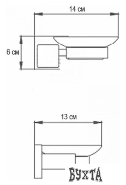 Мыльница Ekko E3402