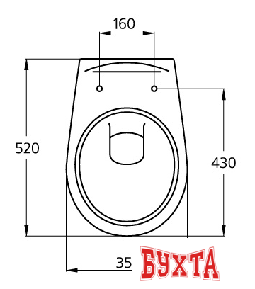 Унитаз Ideal Standard Eurovit W740601