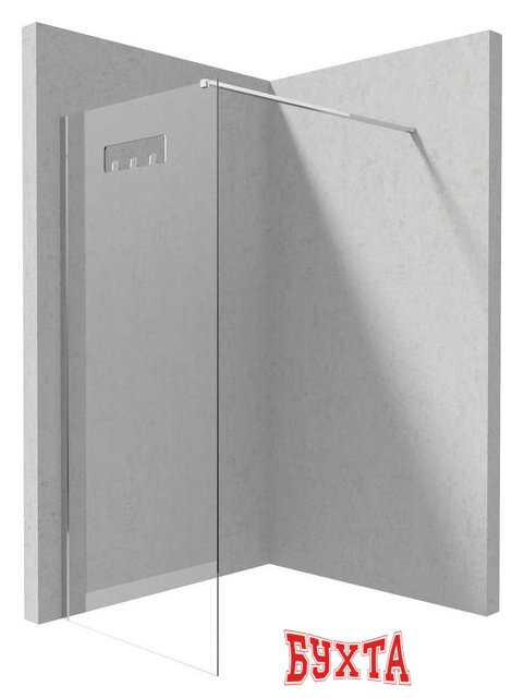 Душевая стенка Deante Mokko Nero Walk-In KQM_039P