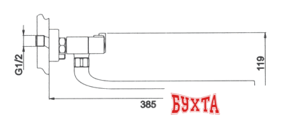 Смеситель Gappo G2249