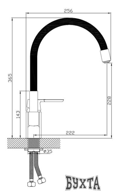 Смеситель Diadonna D87-437114R