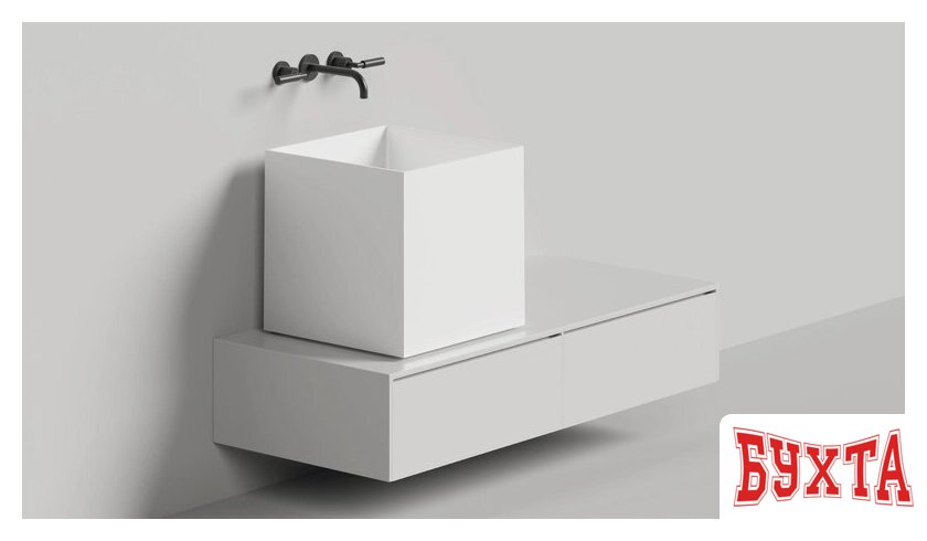 Умывальник Salini Armonia Square 03 130513G (S-Sense, глянцевый)