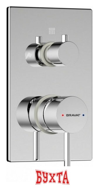 Смеситель без скрытого механизма Bravat Arc P69193C-2-ENG