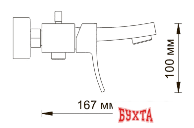 Смеситель Wasserkraft Aller 1061