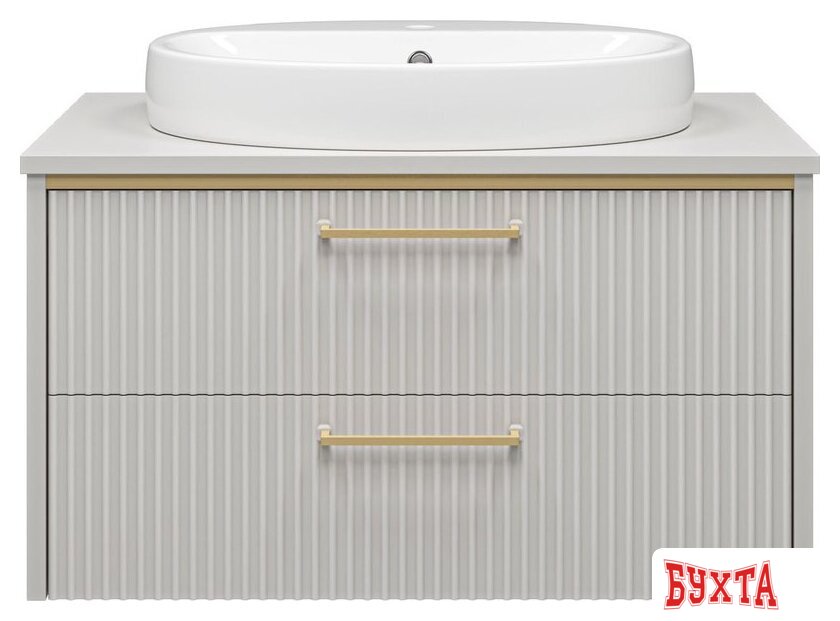 Мебель для ванных комнат Brevita Elche 80 ELC-01080-0502Я (серый кашемир)
