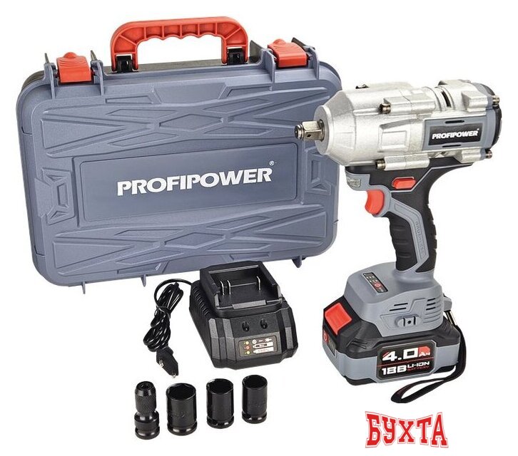 Гайковерт Profipower T-900N (с 1-им АКБ, кейс)