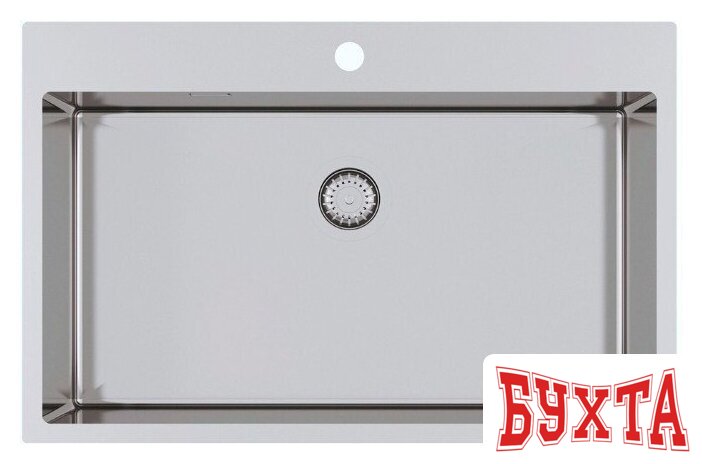 Кухонная мойка Aquasanita AIR 100 M + cмеситель AquaSanita 7763 002 steel