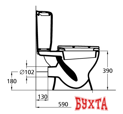 Унитаз Ideal Standard Ecco New W908701