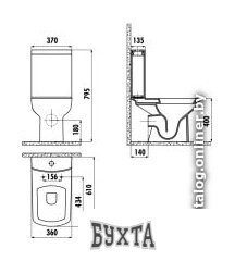 Бачок для унитаза Creavit Lara YD.SET.032.05