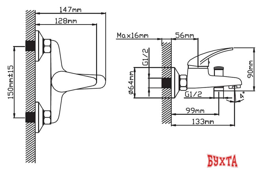 Смеситель Cronwil CD038-30