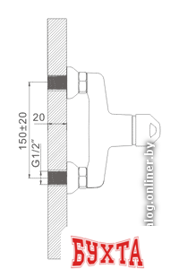 Смеситель Gerhans K09 12009