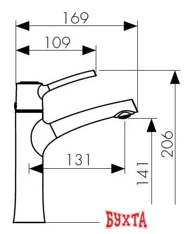 Смеситель Kaiser Stick 49111