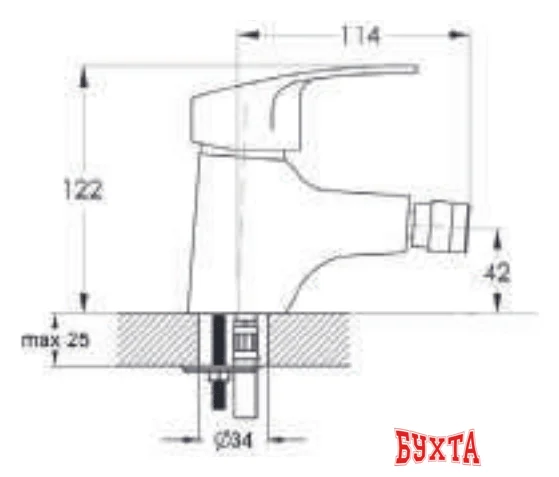 Смеситель Solone LUN2-A031