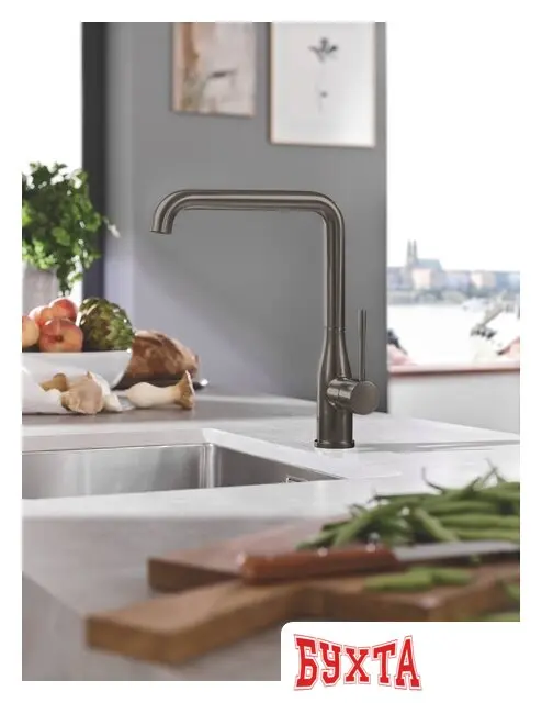 Смеситель Grohe Essence 30269AL0 (темный графит матовый)