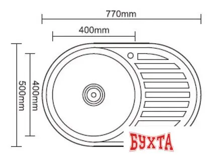 Кухонная мойка Ledeme L87750-L