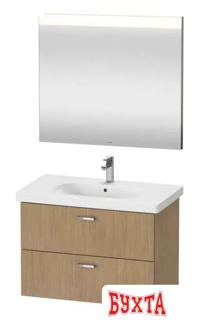 Мебель для ванных комнат Duravit Тумба с умывальником XB619005252+03428500002 (дуб европейский)