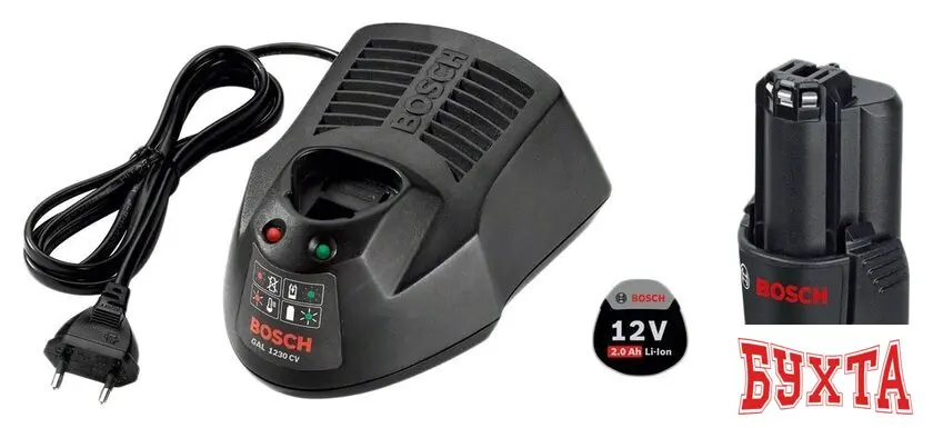 Аккумулятор с зарядным устройством Bosch 1600Z00041 (12В/2 а*ч + 10.8-12В)