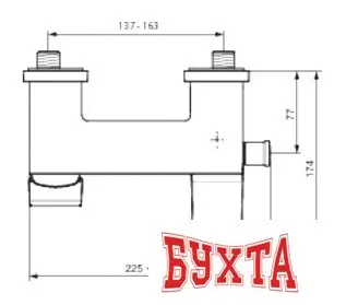 Смеситель Ideal Standard Tonic II [A6338AA]