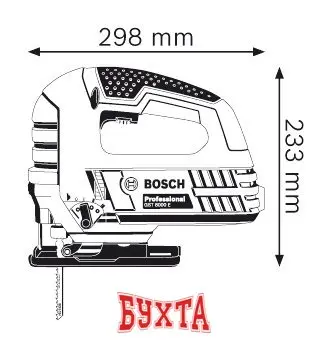 Электролобзик Bosch GST 8000 E Professional
