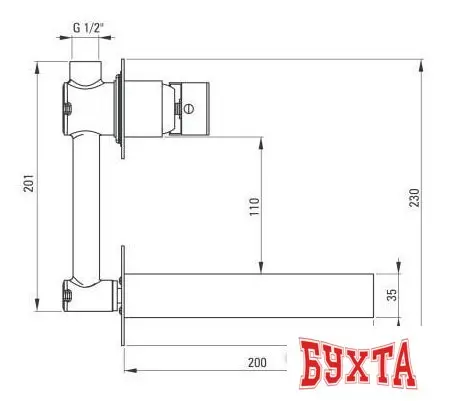 Смеситель Deante Anemon Bis BBZ N54L