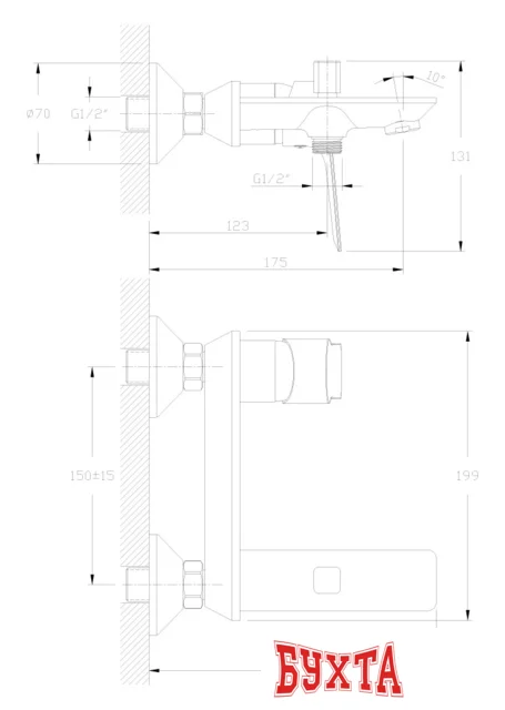 Смеситель Rossinka Silvermix RS27-31