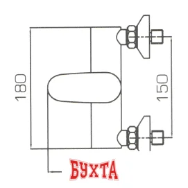 Смеситель Bravat Pure F9105161C-01