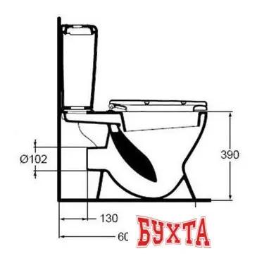 Унитаз Ideal Standard Evrovit [V337101]