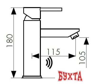 Смеситель Kaiser Sensor 38211