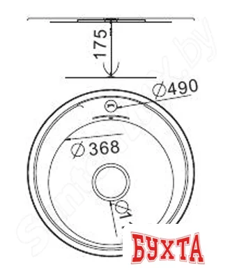 Кухонная мойка FRAP FS60490