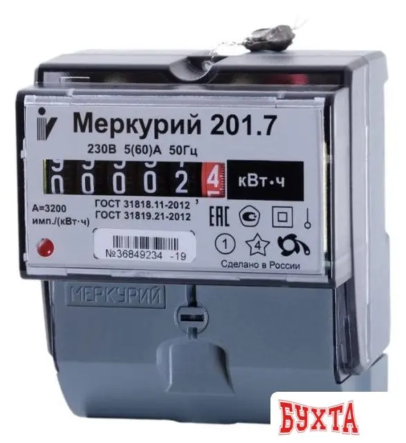 Счетчик электроэнергии Инкотекс Меркурий 201.7