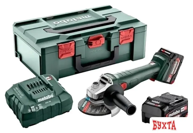 Угловая шлифмашина Metabo W 18 L 9-125 602247510 (с 2-мя АКБ, кейс)