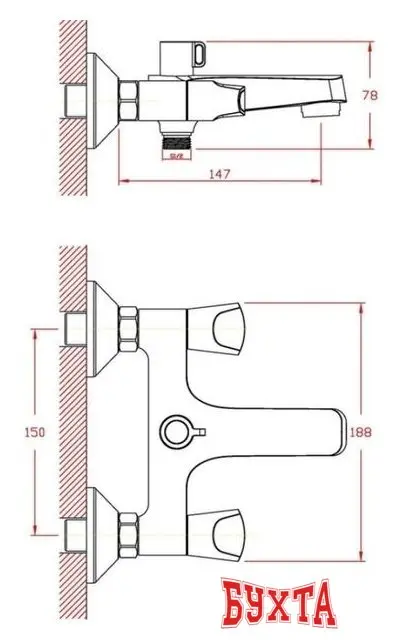 Смеситель Zollen Minden MI61420941