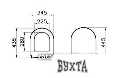 Сиденье для унитаза Vitra Form 300 72-003-309 (с микролифтом)