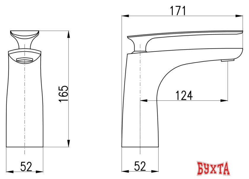 Смеситель Slezak RAV Тигрис TG126.5BC