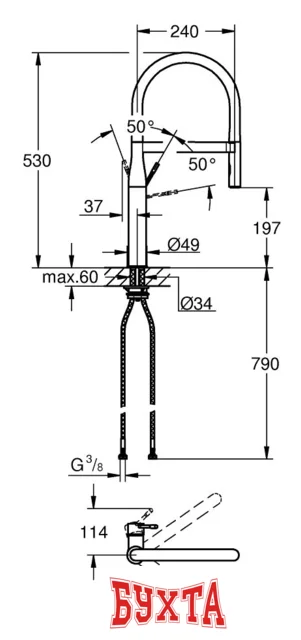 Смеситель Grohe Essence 30294000 (хром)